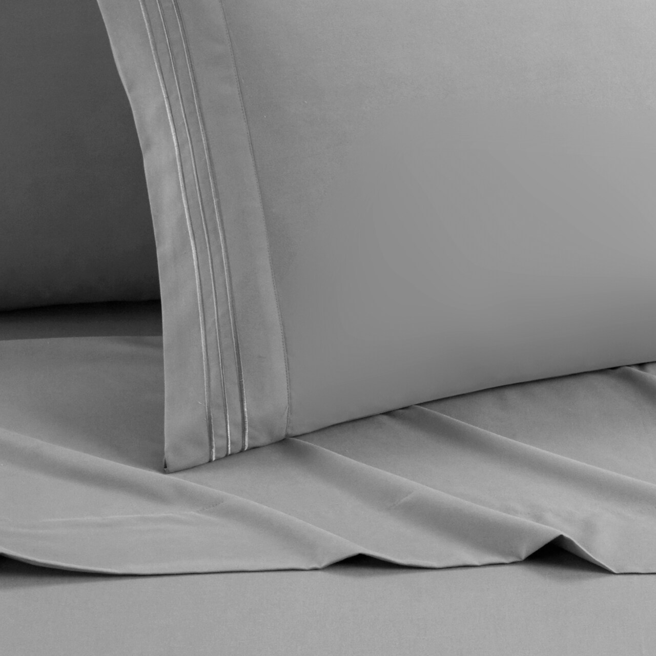 Chic Home NYandC Home Lain 4 or 3 Piece Sheet Set Super Soft Stripe Embroidered